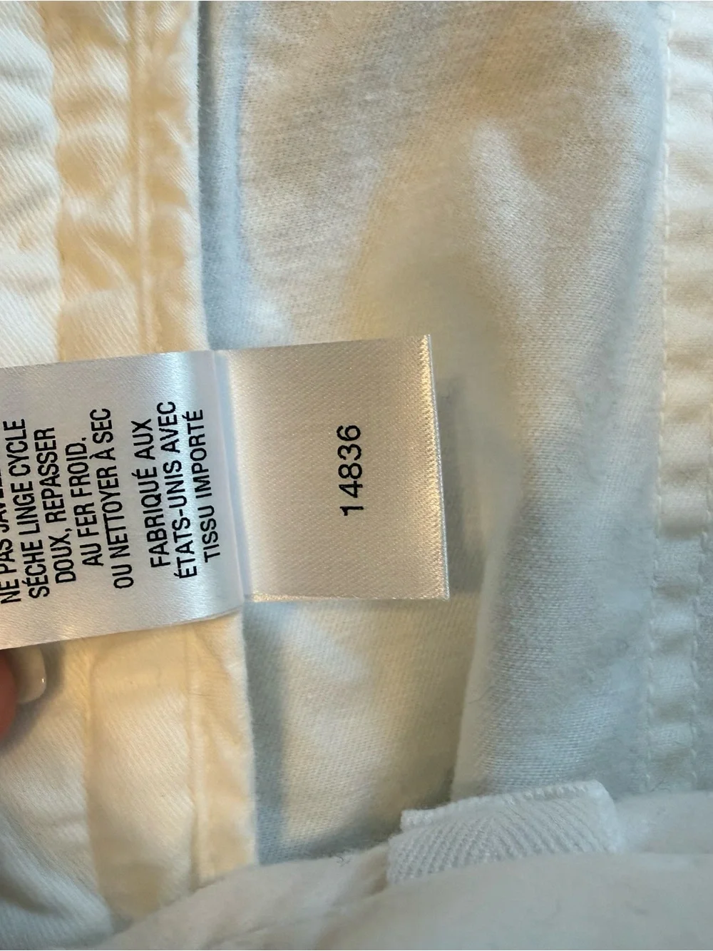 Nili Lotan Shorts Utility Cotton Blend White Cargo Pocket Stretch Size 10